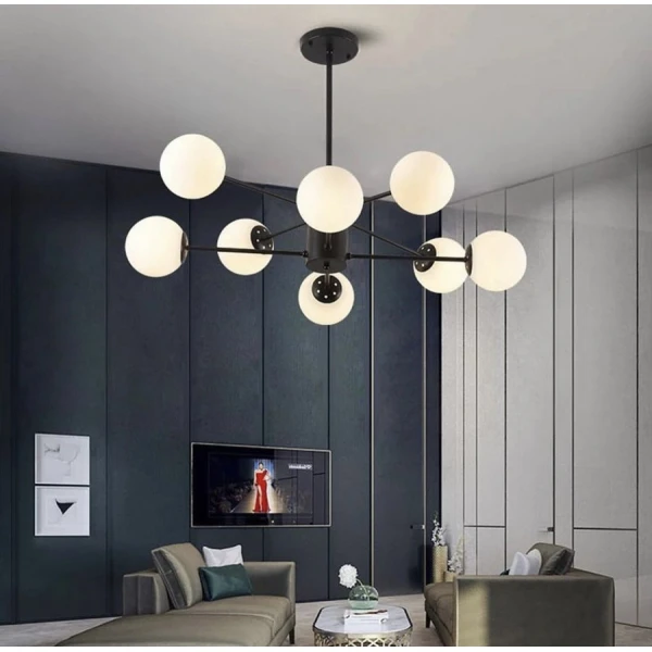 Сучасна люстра Line.F CD 111 BK E27 чорний 2378_3827 - Фото 4