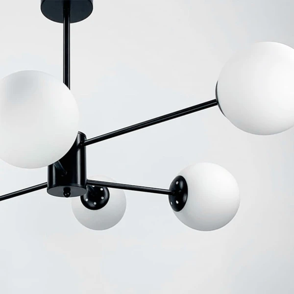 Сучасна люстра Line.F CD 111 BK E27 чорний 2378_3827 - Фото 2