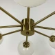Сучасна люстра Line.F F 68 E14 латунний 3715_7053