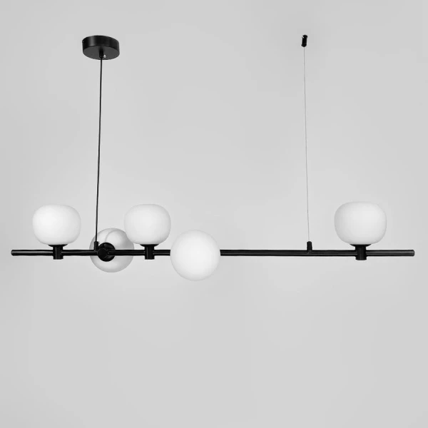 Видовжена люстра Line.F G9 чорний 3739_7078 - Фото 8