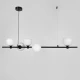 Видовжена люстра Line.F G9 чорний 3739_7078