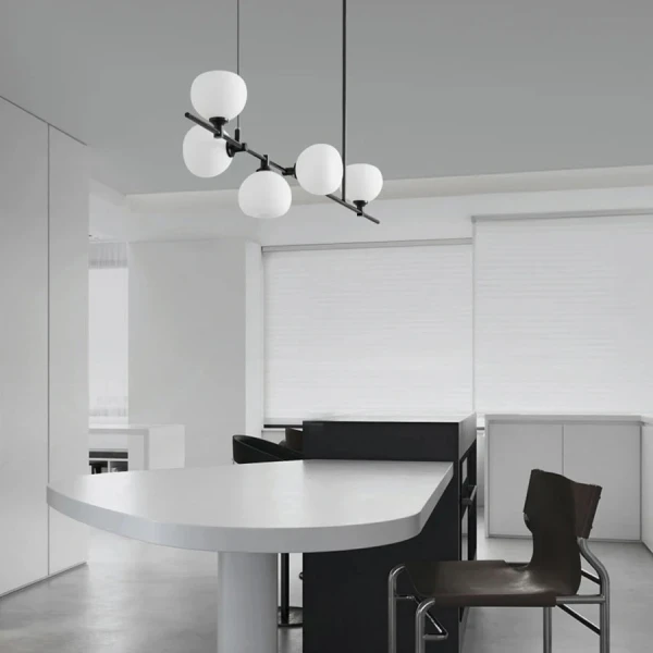 Видовжена люстра Line.F G9 чорний 3739_7078 - Фото 6