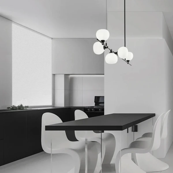 Видовжена люстра Line.F G9 чорний 3739_7078 - Фото 5