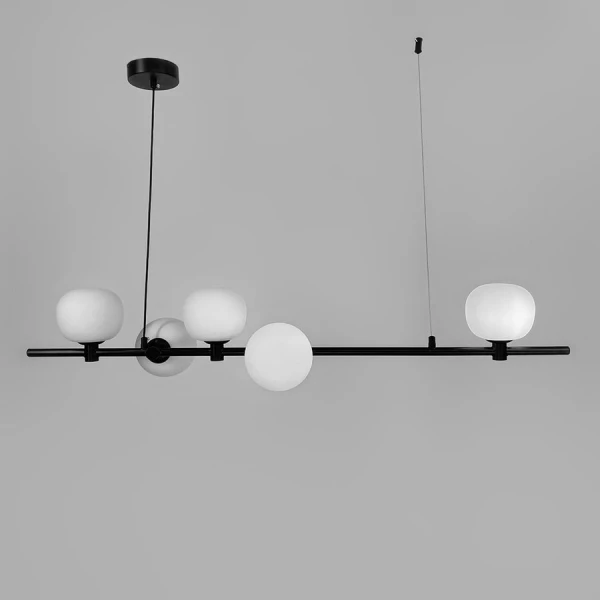 Видовжена люстра Line.F G9 чорний 3739_7078 - Фото 3