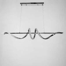 Line.F K 23 70Вт 3000–4500–6000K сірий (хром) 2716_5817. Люстра видовжена