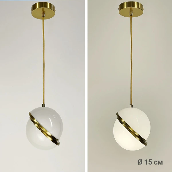 Підвісний світильник Line.F E27 латунний 461_665 - Фото 3