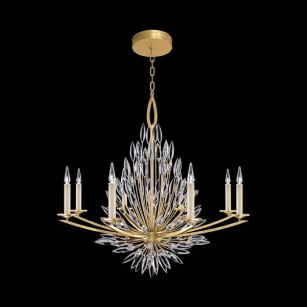 Люстра свічка Line.F MD 8058 E14 золотий 2797_5935 - Фото 3