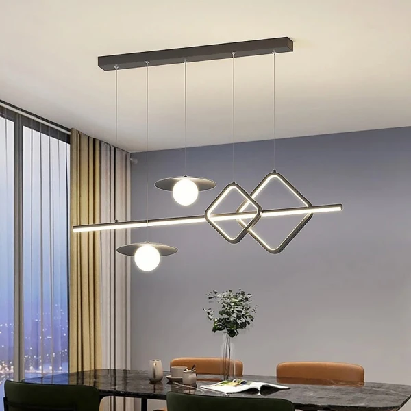 Видовжена люстра Line.F G9;35Вт 4000K чорний 3051_6257 - Фото 1