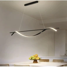 Line.F 15Вт 3000–4500–6000K чорний 815_1217. Люстра видовжена