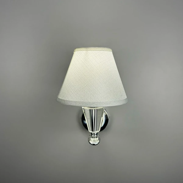 Настінний світильник (бра) Line.F S 609 E14 сірий (хром) 3356_6649 - Фото 2