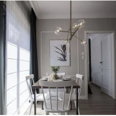 Line.F G4 латунний 1771_2670. Люстра сучасна