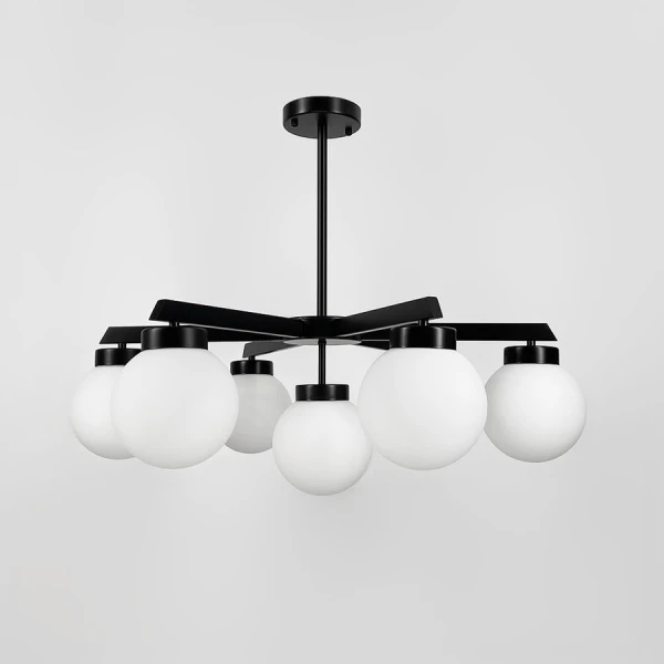 Сучасна люстра Line.F SGJ 6 G9 чорний 4176_7544 - Фото 3