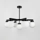 Сучасна люстра Line.F SGJ 6 G9 чорний 4176_7544
