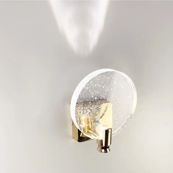 Настінний світильник (бра) Line.F 5Вт 4000K золотий 4134_7502 - Фото 8