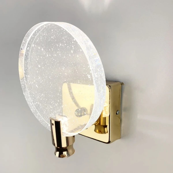 Настінний світильник (бра) Line.F 5Вт 4000K золотий 4134_7502 - Фото 7