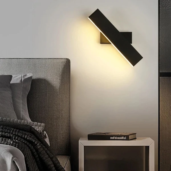 Настінний світильник (бра) Line.F W 086 6Вт 3000–4500–6000K чорний 4092_7459 - Фото 2