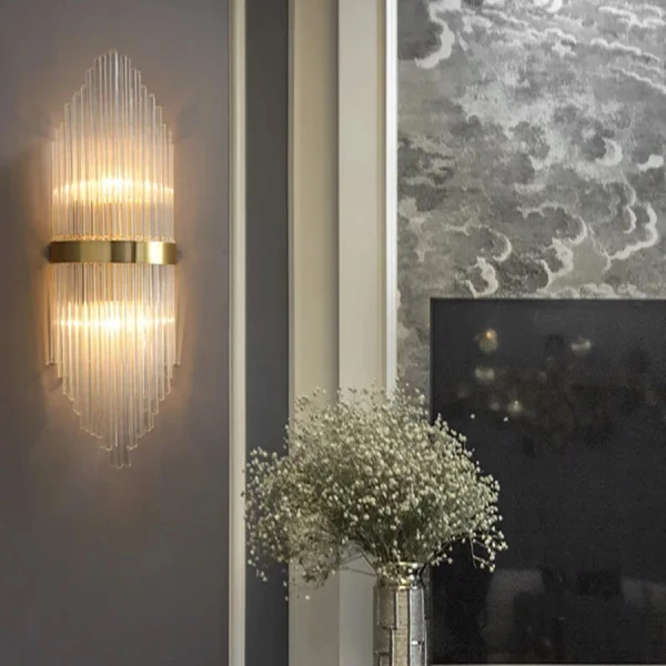 Настінний світильник (бра) Line.F J 881 AB G9 латунний 3329_6620 - Фото 1