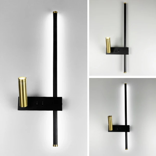 Лінійне бра Line.F WB 10/2 9Вт 4000K чорний 2997_6173 - Фото 4