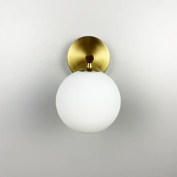 Настінний світильник (бра) Line.F G9 латунний 3212_6461 - Фото 7