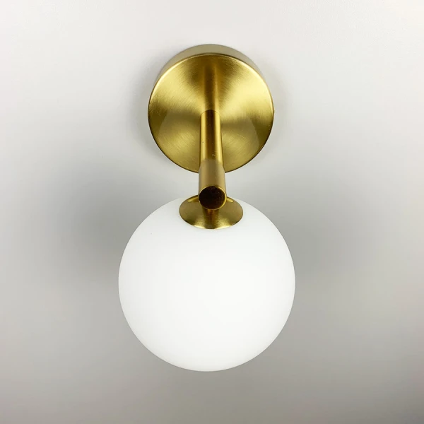 Настінний світильник (бра) Line.F G9 латунний 3212_6461 - Фото 6