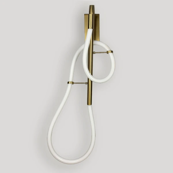 Настінний світильник (бра) Line.F JU 22 AB 28Вт 4000K золотий 2614_5703 - Фото 9