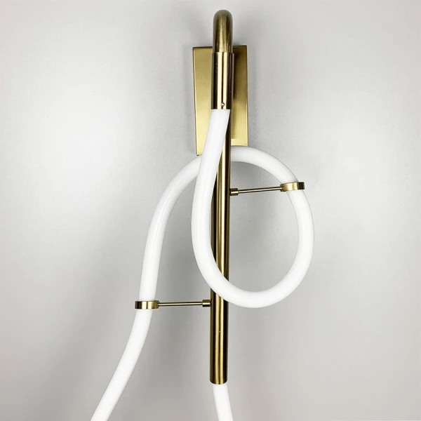 Настінний світильник (бра) Line.F JU 22 AB 28Вт 4000K золотий 2614_5703 - Фото 6