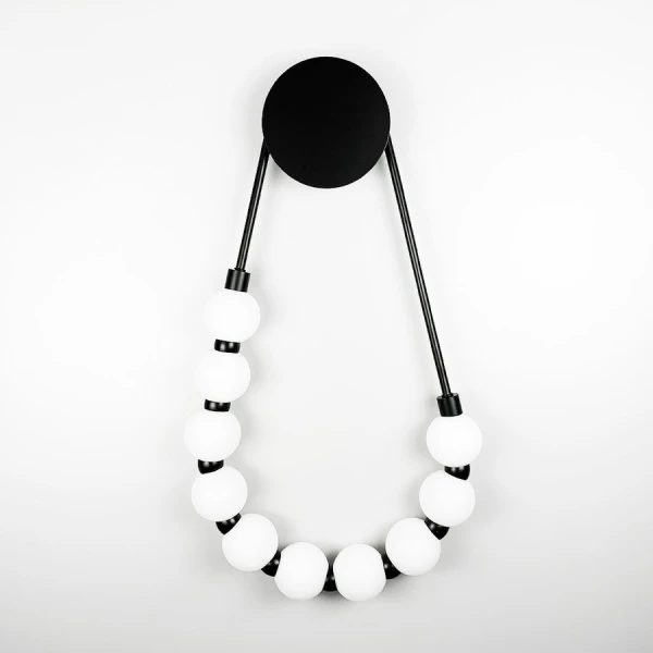 Настінний світильник (бра) Line.F 13Вт 3500K чорний 2430_4139 - Фото 6