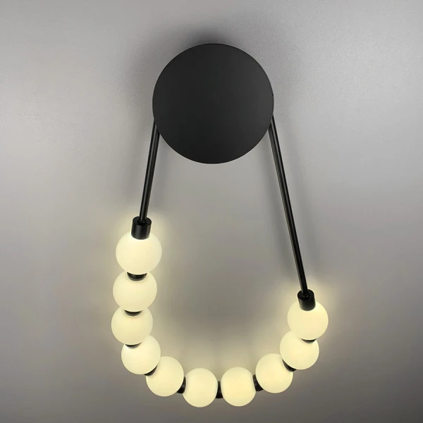 Настінний світильник (бра) Line.F 13Вт 3500K чорний 2430_4139 - Фото 4