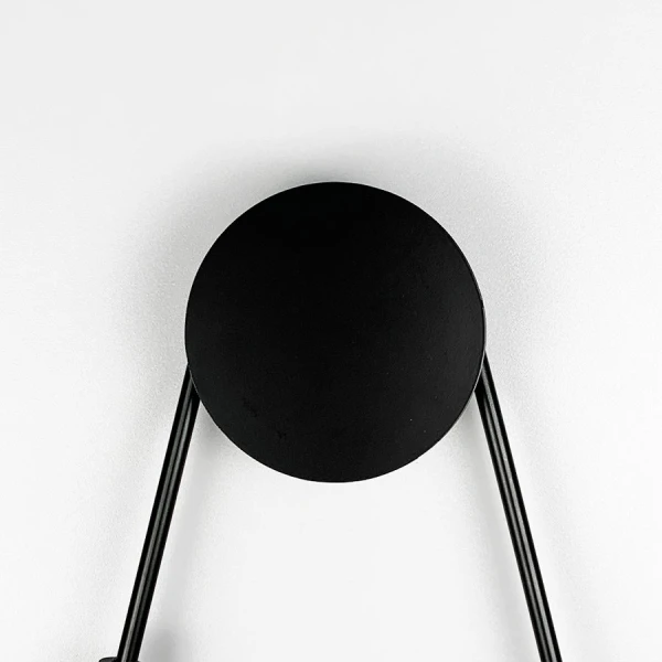 Настінний світильник (бра) Line.F 13Вт 3500K чорний 2430_4139 - Фото 2