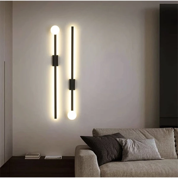 Лінійне бра Line.F G4;9Вт 4000K чорний 456_659 - Фото 1