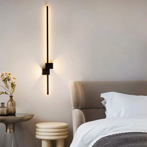 Лінійне бра Line.F WM 23 9Вт 4000K чорний 2426_4125 - Фото 1