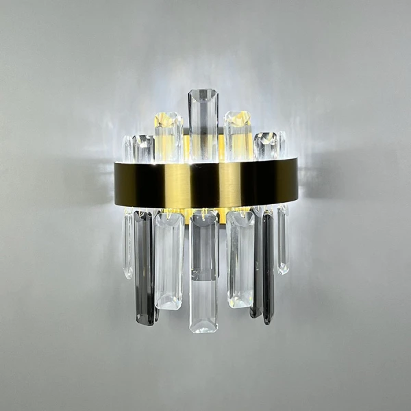 Настінний світильник (бра) Line.F 5,5Вт 3000–4500–6000K латунний 4236_7604 - Фото 6