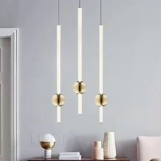 Line.F YG 517 AB 13Вт 4000K латунний 4020_7386. Світильник підвісний