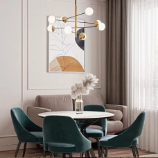 Line.F E27 чорний 2841_5983. Люстра підвісна