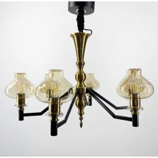 Line.F E14 чорний 1319_2057. Класична люстра