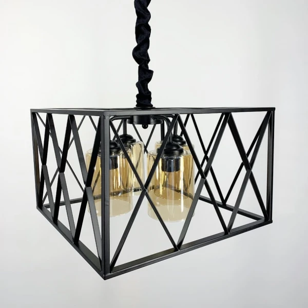 Підвісна люстра Line.F 1089 E27 чорний 1174_1841 - Фото 2