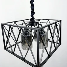 Line.F 1089 E27 чорний 1174_1841. Люстра підвісна
