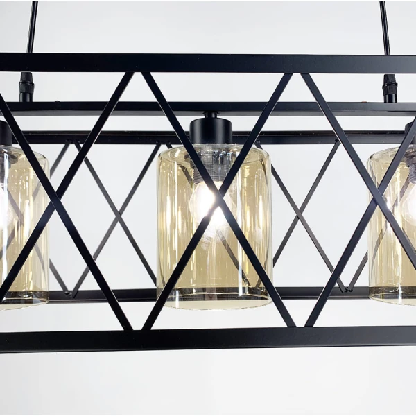Підвісна люстра Line.F 11535 E27 чорний 1724_2579 - Фото 7