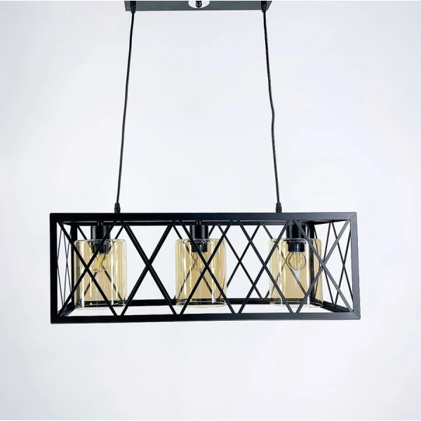 Підвісна люстра Line.F 11535 E27 чорний 1724_2579 - Фото 4