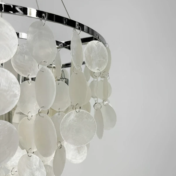 Люстра класична Line.F 1537 CH E14 сірий (хром) 3199_6442 - Фото 5