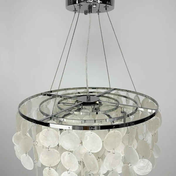 Люстра класична Line.F 1537 CH E14 сірий (хром) 3199_6442 - Фото 2