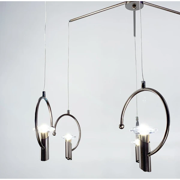 Сучасна люстра Line.F 5008 E14 бронзовий 1168_1830 - Фото 5