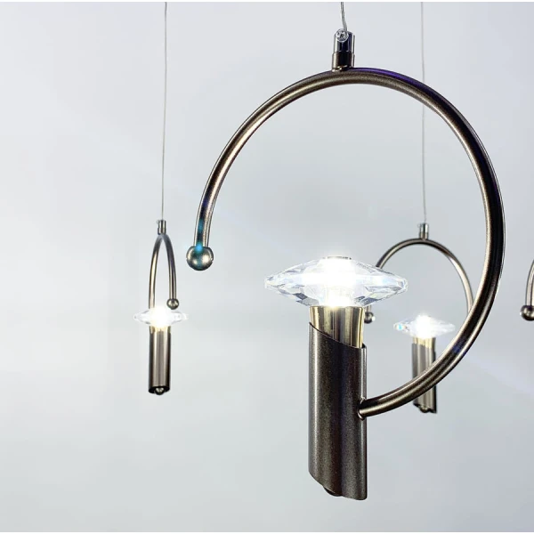 Сучасна люстра Line.F 5008 E14 бронзовий 1168_1830 - Фото 3