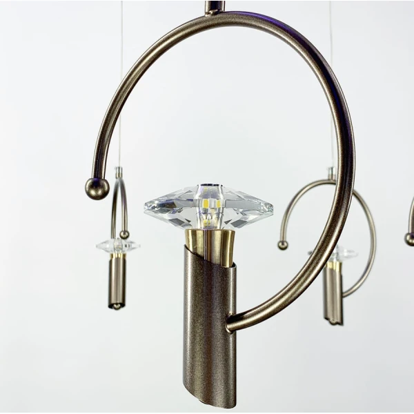 Сучасна люстра Line.F 5008 E14 бронзовий 1168_1830 - Фото 2