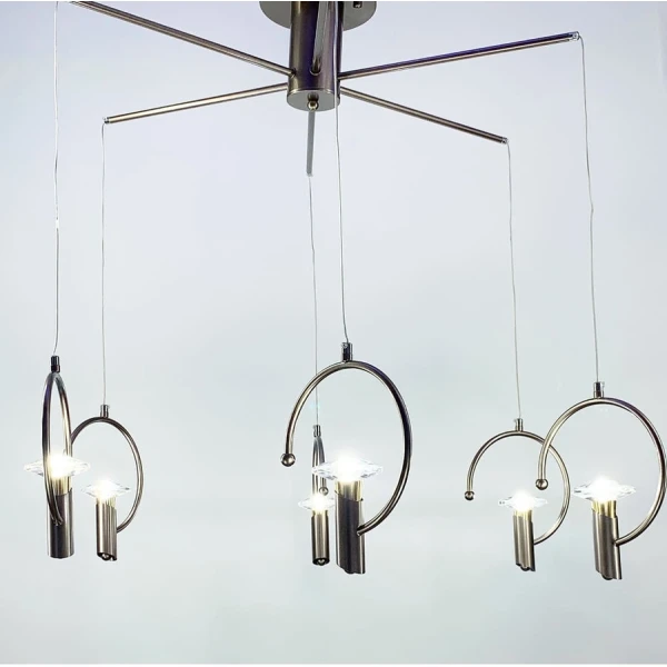 Сучасна люстра Line.F 5008 E14 бронзовий 1168_1830 - Фото 1