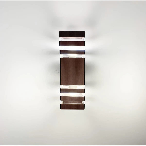 Фасадний світильник Line.F 8024 E27 коричневий 1620_2458 - Фото 5