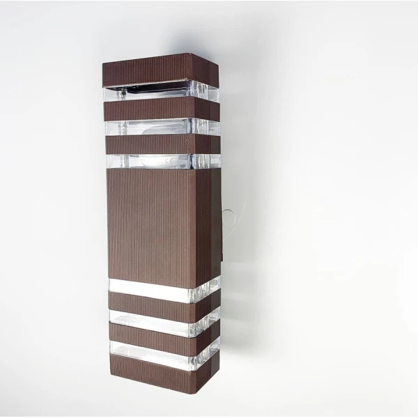 Фасадний світильник Line.F 8024 E27 коричневий 1620_2458 - Фото 2