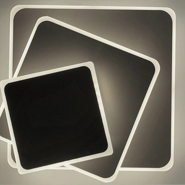 Настінний світильник (бра) Line.F 8663/3 28Вт 4000K чорний 4036_7402 - Фото 2