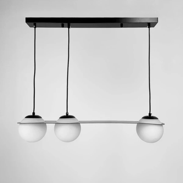 Сучасна люстра Line.F 921 E27 чорний 3942_7305 - Фото 9