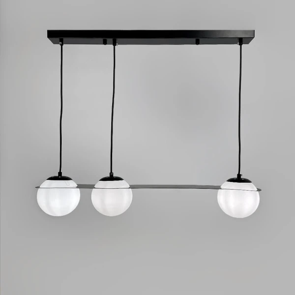 Сучасна люстра Line.F 921 E27 чорний 3942_7305 - Фото 5